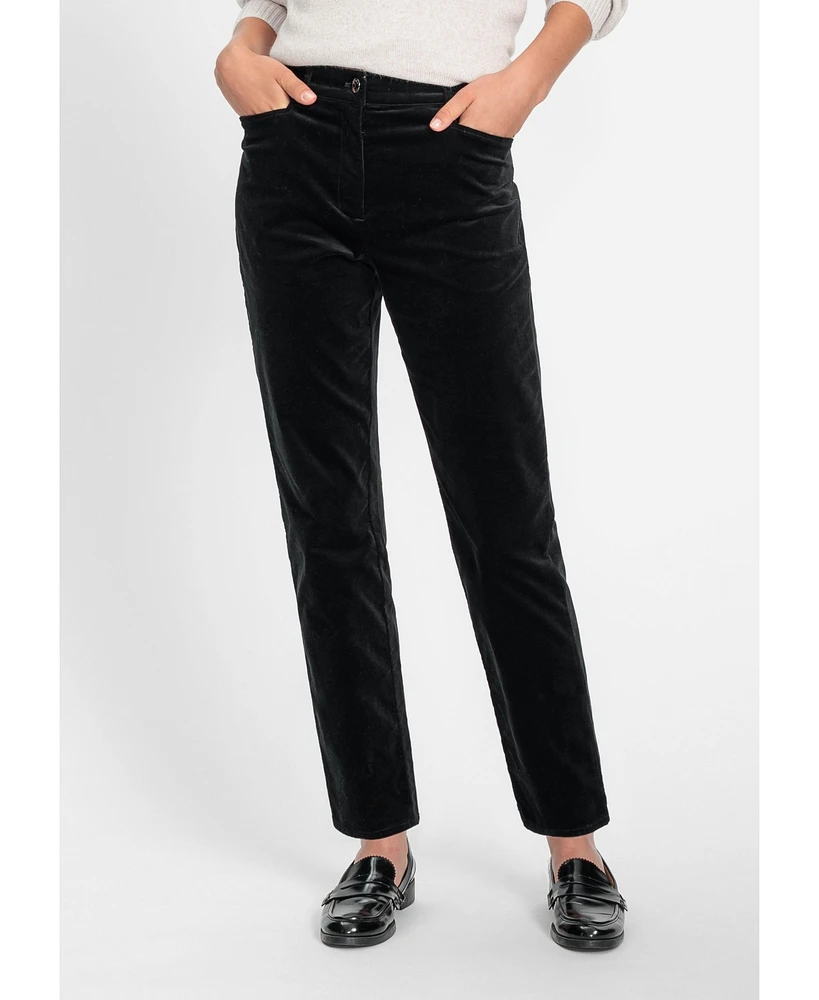 Olsen Women's Mona Fit Straight Leg Cord Trouser