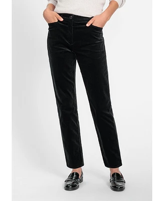 Olsen Women's Mona Fit Straight Leg Cord Trouser