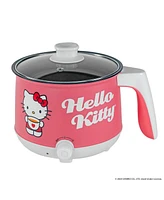 Uncanny Brands Hello Kitty Hot Pot with Ramen Bowls - Cook with Your Favorite Kitty Character