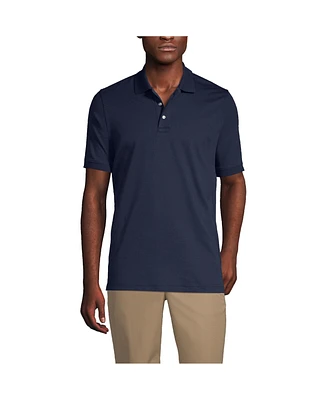 Lands' End Big & Tall Short Sleeve Interlock Polo Shirt