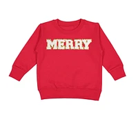 Sweet Wink Little and Big Girls Merry Patch Christmas Sweatshirt