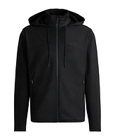 Boss by Hugo Men's Bonded-Fleece Zip-Up Hoodie