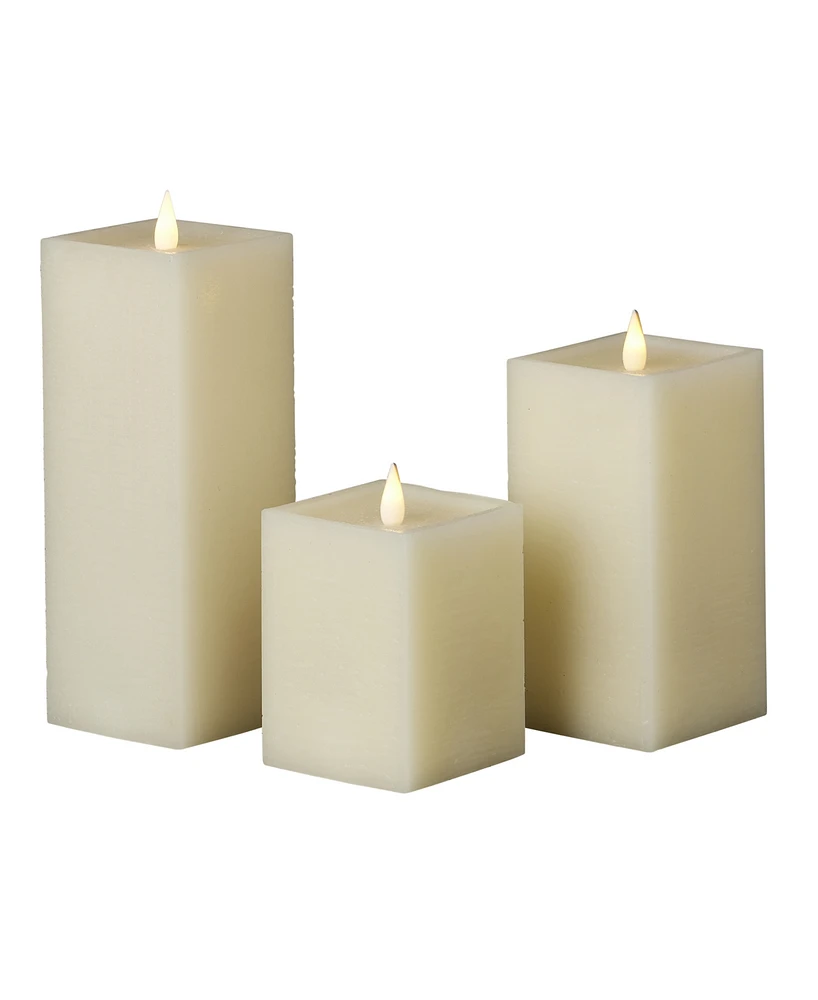 Seasonal Classic Motion Flameless Square Candle