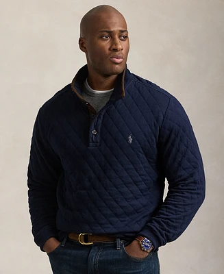 Polo Ralph Lauren Men's Big & Tall Quilted Double-Knit Pullover