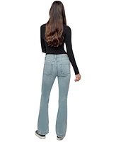 Dkny Jeans Petite High-Rise Flare-Leg