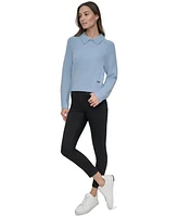 Dkny Jeans Petite Pullover Polo Sweater