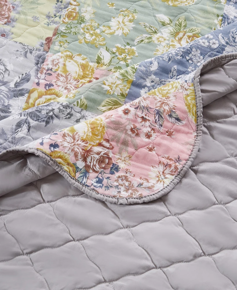 Greenland Home Emma Floral Print 3-Pc. Bedspread Set
