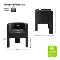 Eugen Modern Dining Chair with Three-Legged Design