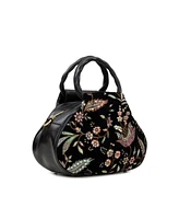 Patricia Nash Milburn Velvet Jacquard Crossbody Bag