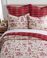 Levtex Yuletide Reversible 3-Pc. Bedspread Set, King/California King