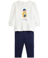 Polo Ralph Lauren Baby Fleece Bear Sweatshirt & Legging Set