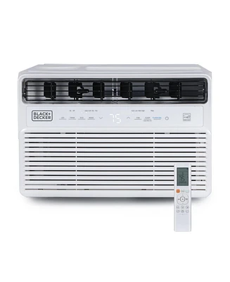 Black & Decker Black+Decker 8,000 Btu Inverter Window Air Conditioner Units for Up To 350 Sq. Ft., Energy Star Rated with Remote Control