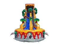 JumpOrange 25 T-Rex Commercial Grade Water Slide with Splash Pool for Kids and Adults (with Blower), Outdoor Indoor, Wet Dry Use, Tall Inflatable