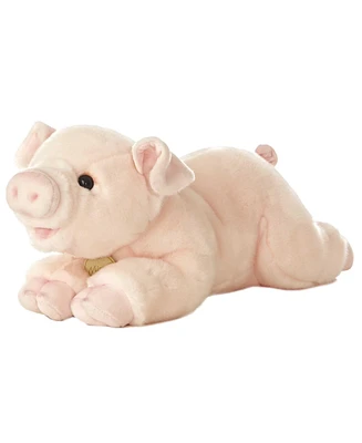 Aurora Large Pig Miyoni Realistic Plush Toy Pink 16"