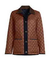 Lands' End Plus Reversible Barn Quilted Jacket