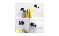 Slickblue 3-Piece Bathroom Hardware Set for Towel Bars, Hooks, and Accessories