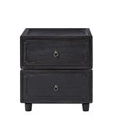 Hulala Home Scipione Transitional 2 - Drawer Nightstand with Multiple Configurations