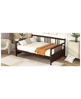 Slickblue Full Size Daybed with Support Legs, Versatile Bed Frame for Living Room & Guest Room