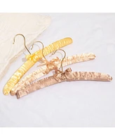Florida Brands Padded Clothing Fabric Hangers for Women Set of 12