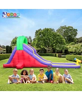 Pogo Bounce House Backyard Kids Inflatable Water Slide for Kids - Residential Backyard Inflatable Slide for Summer Fun