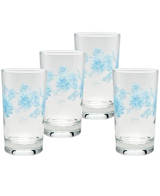 Fiesta Botanical Floral Juice Glass, Set of 4