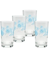 Fiesta Botanical Floral Juice Glass, Set of 4