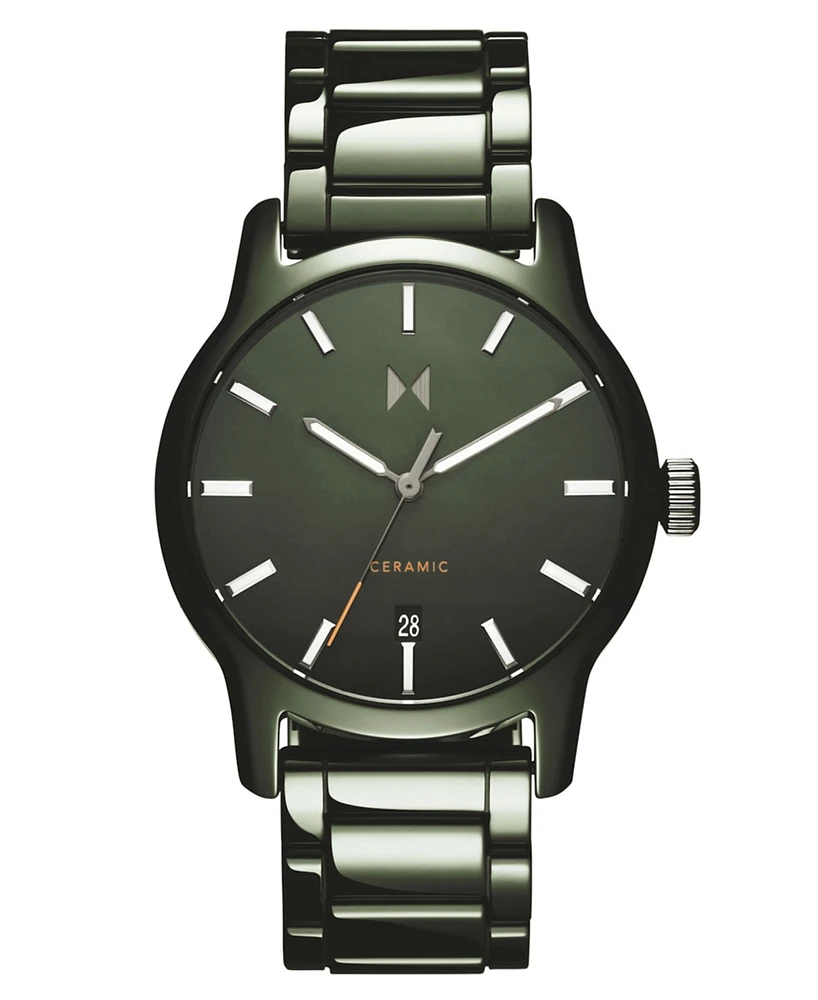 Mvmt Men's Classic Ii Ceramic Bracelet Watch ,44mm