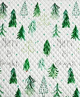 Avanti Christmas Trees Reversible -Pc. Quilt Set