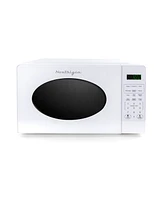 Nostalgia 0.7 Cubic Retro Foot Countertop Microwave Oven
