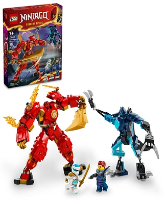 Lego Ninjago Kai's Elemental Fire Mech Action Figure 71808, 322 Pieces