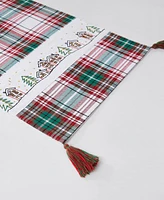 Avanti Holiday Cotton Plaid Runner