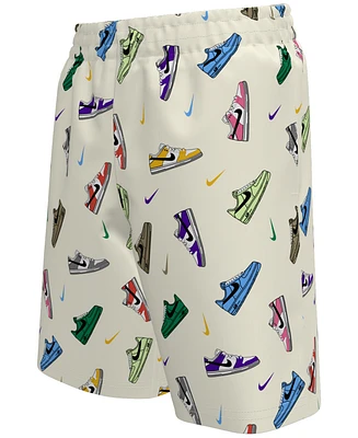 Nike Big Boys 7" Multi Sneaker Volley Swim Shorts