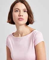 And Now This Women's Cap-Sleeve Boat-Neck Bodysuit, Exclusively at Macy's