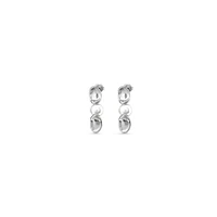 UNOde50 Metal Alloy Oval Link Earrings