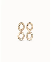 UNOde50 Two Round Links Metal Alloy Earrings