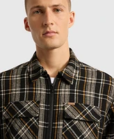 Ecko Unltd Men's Sherpa Lined Wool Blend Plaid Jacket