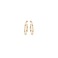 UNOde50 Metal Clad Open Hoop Earrings