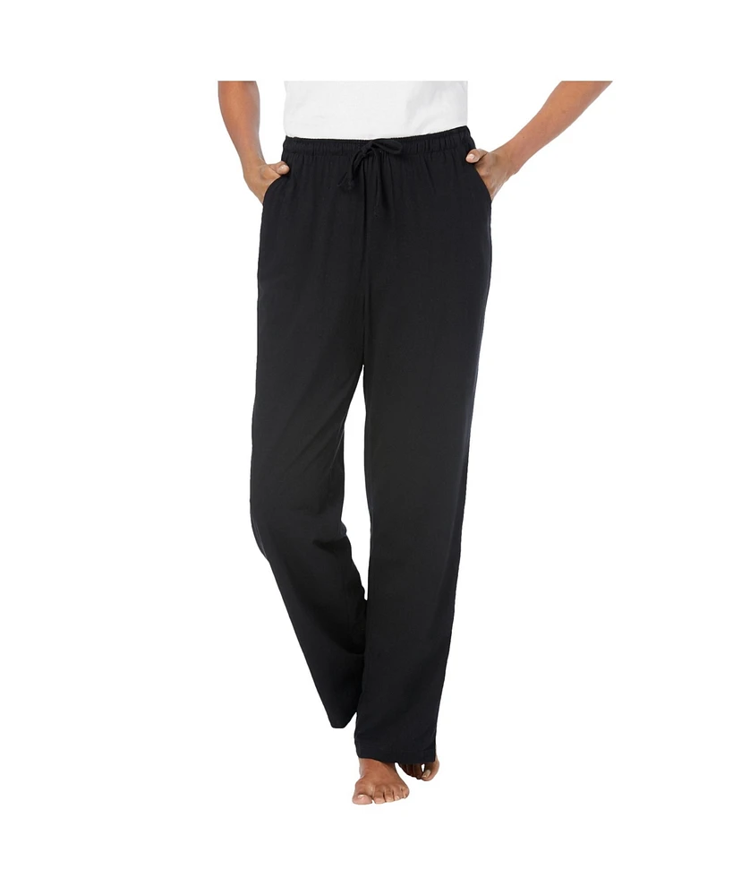 Dreams & Co. Plus Knit Sleep Pant