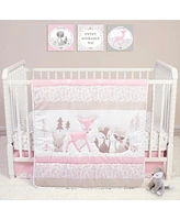 Sweet Forest Friends 4 Piece Crib Bedding Set by Sammy & Lou