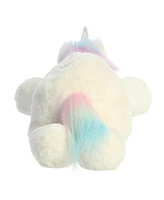 Aurora Large Unicorn Snoozles Laid-back Plush Toy White 18"