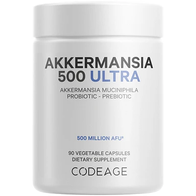 Codeage Akkermansia Muciniphila Probiotic Ultra - High-Potency 500M AFUs Akkermansia Probiotic Supplement