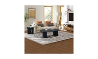 Slickblue 51'' Tapered Tabletop Coffee Table for Modern Living Room Decor