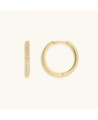 Karma and Luck Sparkling Soul - Gold Hoop Earrings