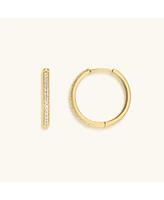 Karma and Luck Sparkling Soul - Gold Hoop Earrings