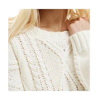 Cotton On Women's Oversized Cable Sweater