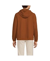 Lands' End Men's Long Sleeve Waffle Quarter Zip Hoodie