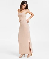 Bar Iii Women's Knit Crepe Side-Slit Maxi Skirt, Exclusively at Macy's