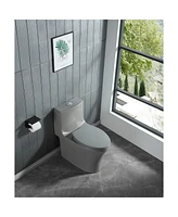 Streamdale Furniture Dual Flush 1-Piece Elongated Toilet