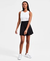 Bar Iii Women's Seamed-Yoke Flare Skirt, Exclusively at Macy's