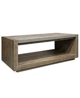 Intrigue 48" Rectangle Wood Coffee Table